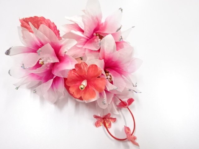 JAPANESE KIMONO / ANTIQUE HAIR ACCESSORY